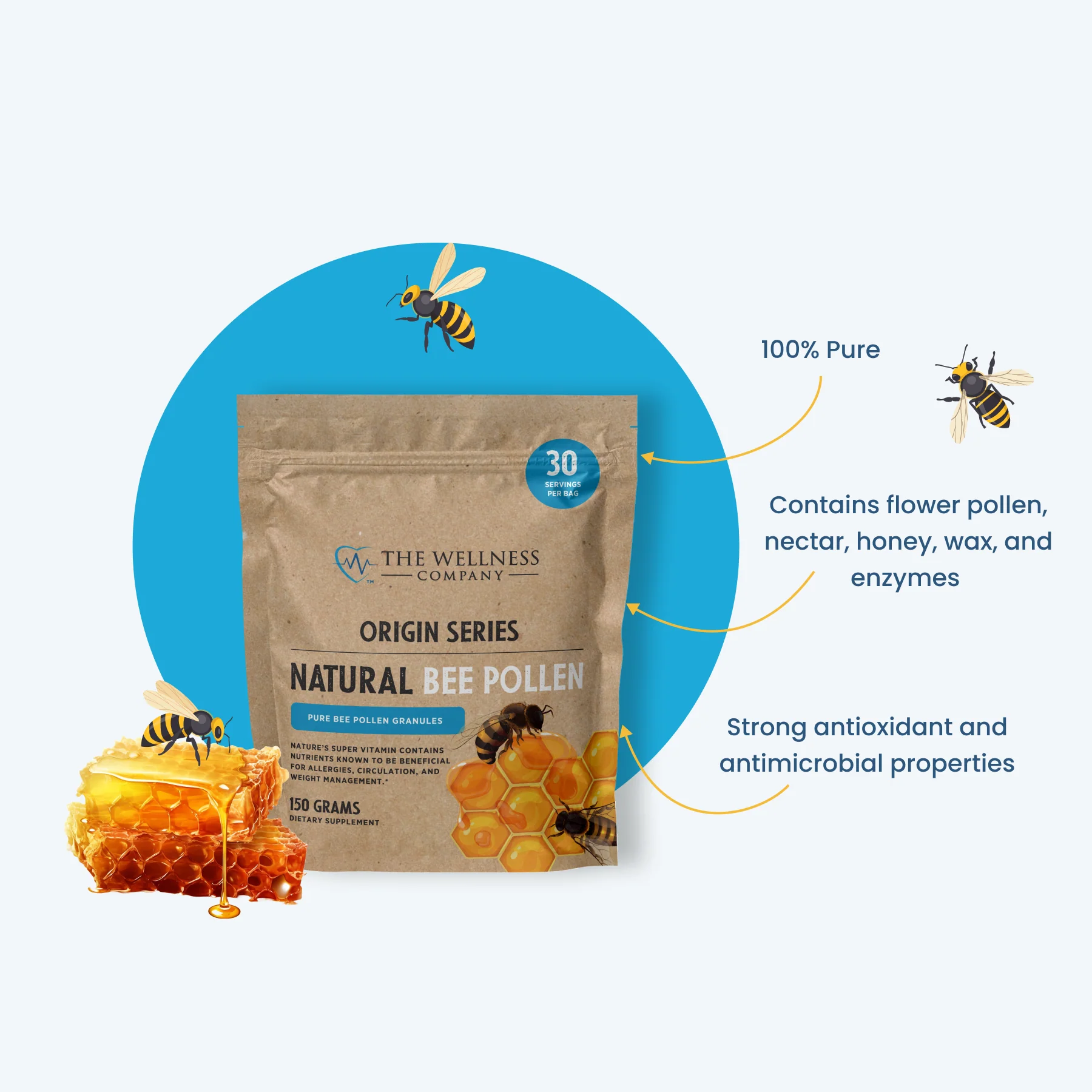 Pure Natural Bee Pollen - Image 3